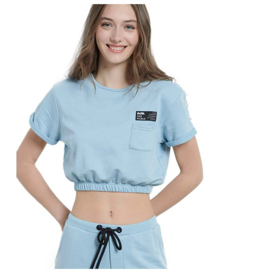 Bodytalk Γυναικεία κοντομάνικη μπλούζα Cropped